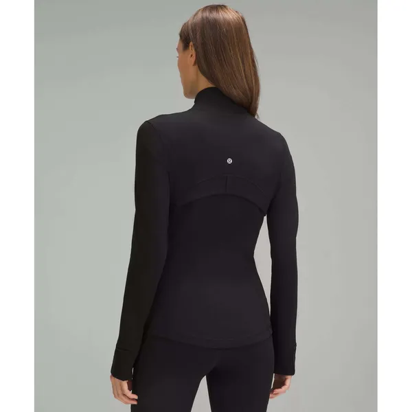 Lululemon Womens Jacket 12 Black Luon Define Full Zip Thumbholes Activewear - Image 5