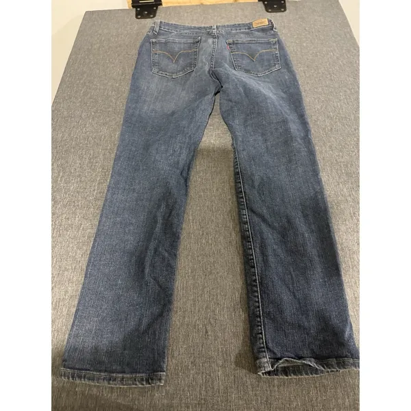 Levi's Mid Rise Blue Skinny Jeans Women's Sz 14M - Image 10