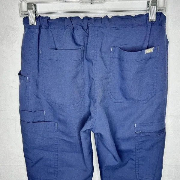 Figs Navy Blue Scrub Bottoms Straight Legs Women's Size XS (26x29) - Image 6