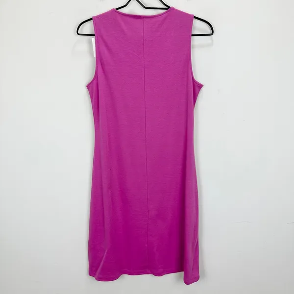 J.Crew Essential Knit Tank Dress Minimalist Casual Sleeveless Cotton Pink S NWT - Image 9