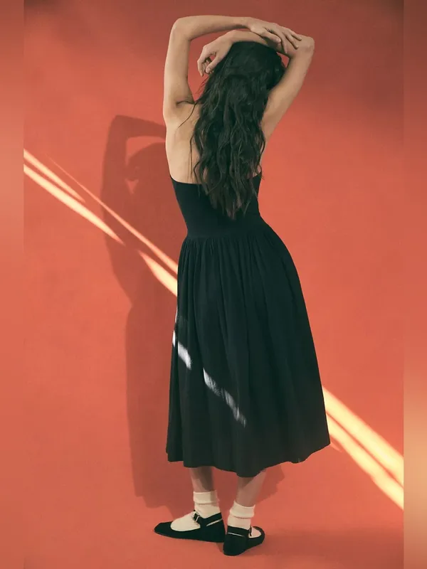 Free people Onda Drop-Waist Tube Midi Dress - Image 5
