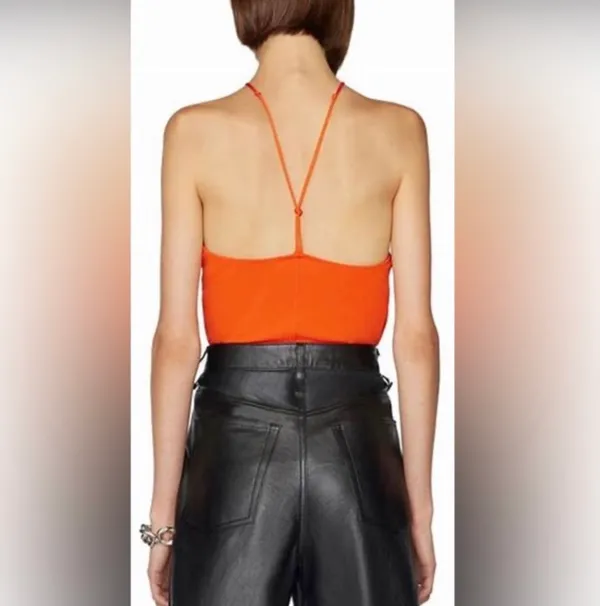 Frame Knotted stretch-jersey bodysuit - Image 2