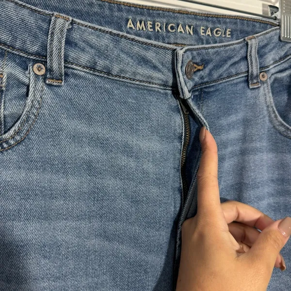 American Eagle Stretch High Rise Mom Jean Sz 18 90s Minimalist Casual‎ Normcore - Image 7
