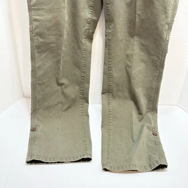 THE NORTH FACE Sz 10 Lightweight Cotton Canvas Outdoor Work Utility Hiking Pants - Image 3