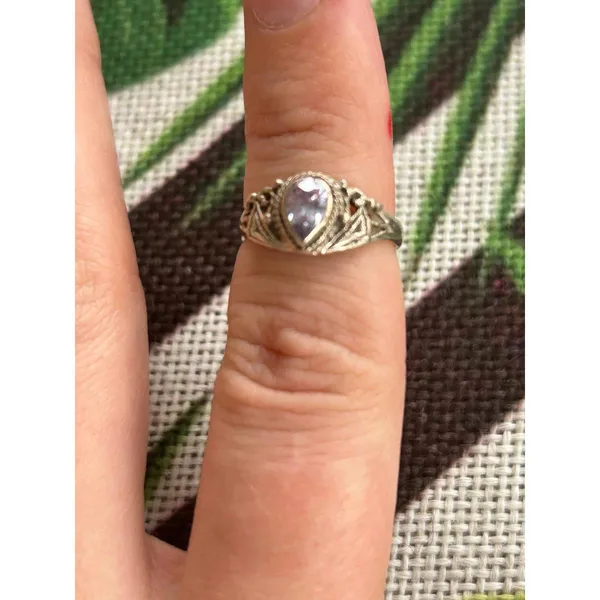 Ring band 925 sterling silver size 4 lot d97 - Image 2
