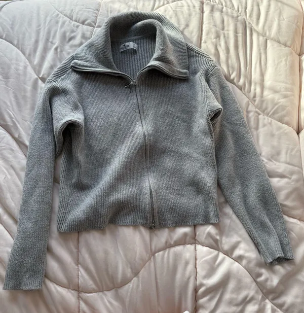 Hollister Zip-Up Sweater - Image 2
