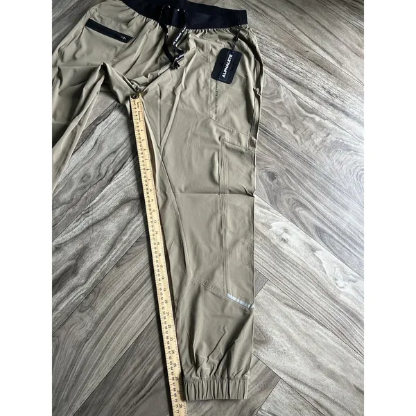 Alphalete Women’s Infinity Studio Pants - Taupe, Size Medium - Image 4