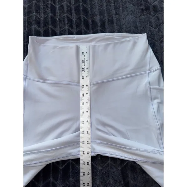 lululemon Women's Light Blue Fast Free Tight Pants Pocket‎ size 12 - Image 8