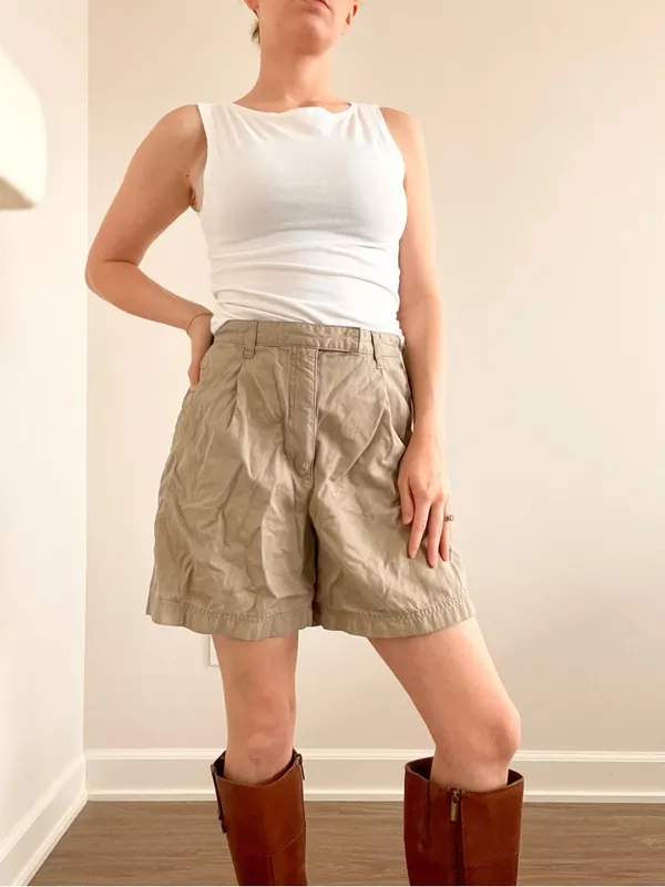 Vintage Ann Taylor Classic High-Rise Khaki Women’s Shorts - Image 5