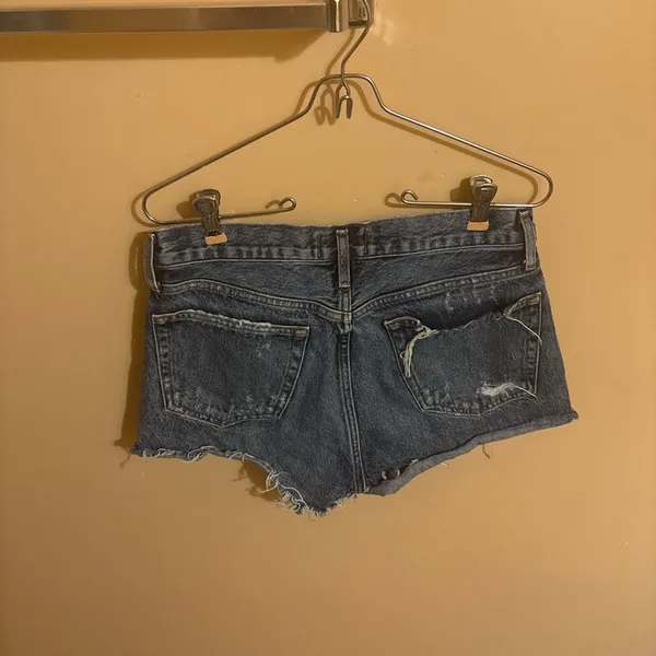 Agolde Parker Vintage Denim Cutoff Shorts - Image 5
