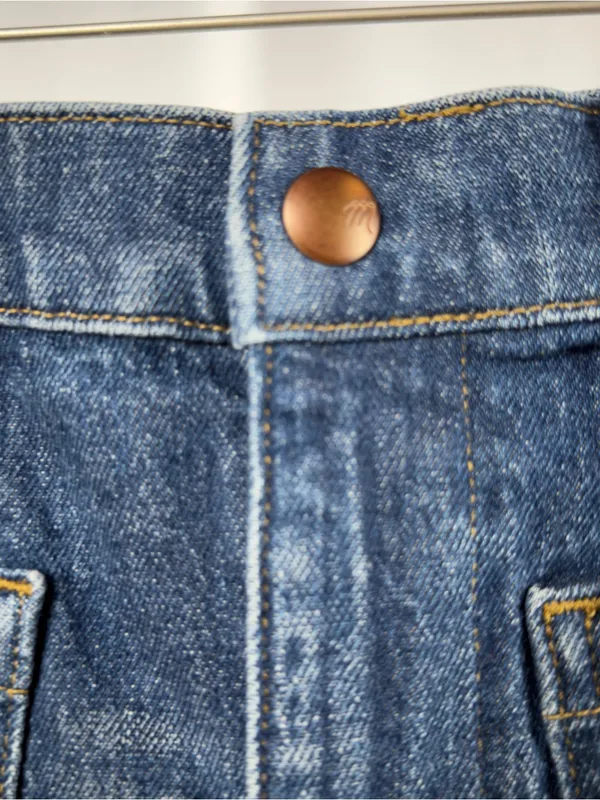 Madewell The Denim Emmett Short: Patch Pocket Edition in Blue Size‎ 26 - Image 6
