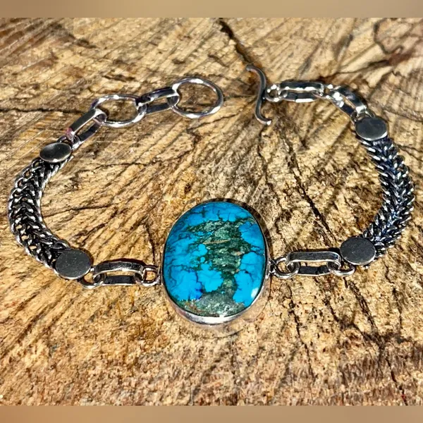 Cloud Mountain Turquoise Bracelet 7” - Image 6