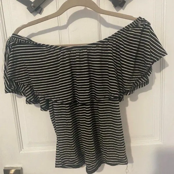 Womens off the shoulder crop top - Image 4