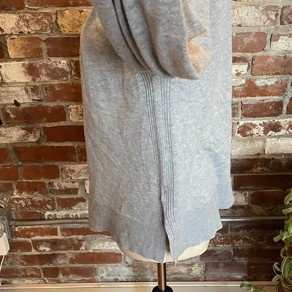 Verve Ami Women's Gray Open-Front Cardigan Size M - Image 4