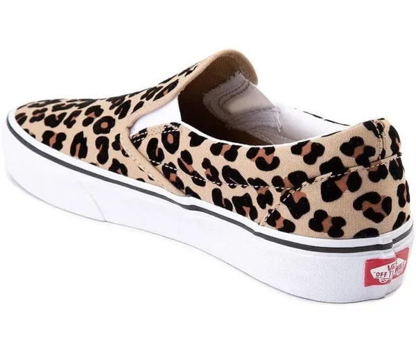 Vans Unisex Classic Slip On Leopard print Men’s size 4 Women’s Size 5 1/2 - Image 3