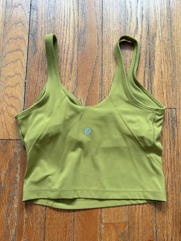 Lululemon Align Tank Olive Green Size 4 - Image 2