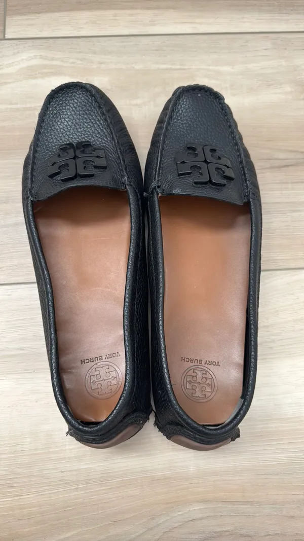 Tory Burch Loafers Leather Black - Image 2