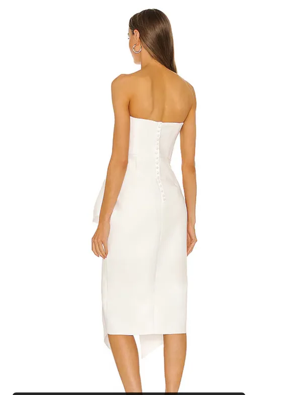 White Rehearsal Dress - Image 2