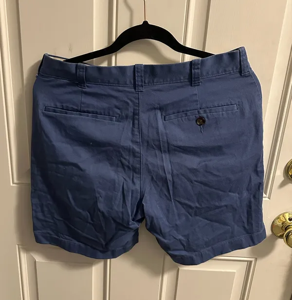 J. Crew Classic Blue Flat Front Shorts - Image 3