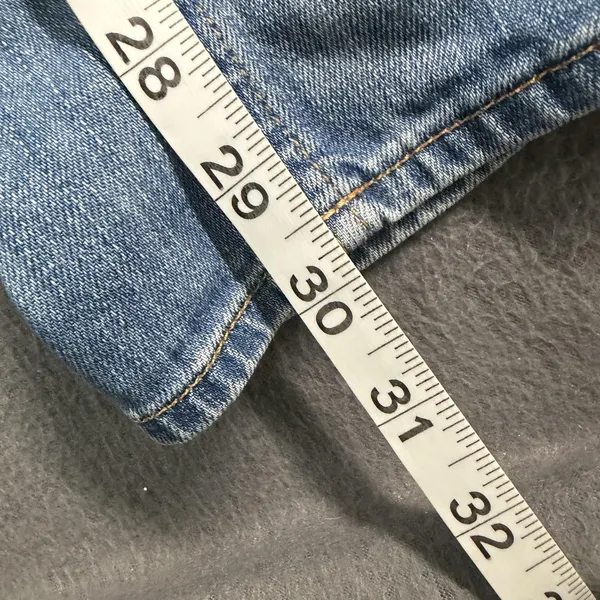 Rag & Bone Dre Boyfriend Jeans Womens 28 Blue Light Wash Mid Rise Distressed - Image 10