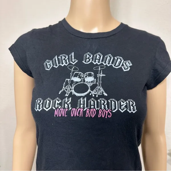 Aeropostale Vintage Y2K Girl Band Tee - Image 3