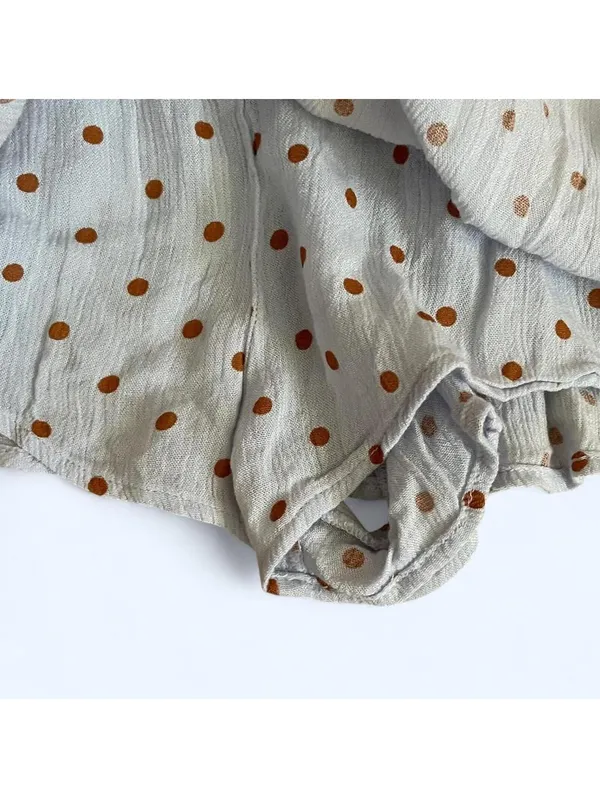 We The Free white polka dot mini skort Size M bnwt free people - Image 4