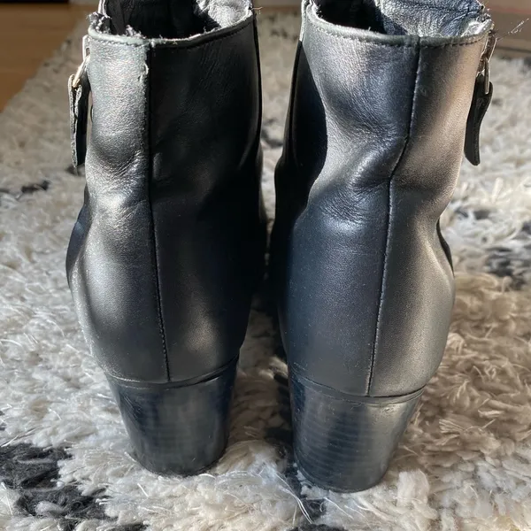 Top shop Leather Ankle Boots - Image 10