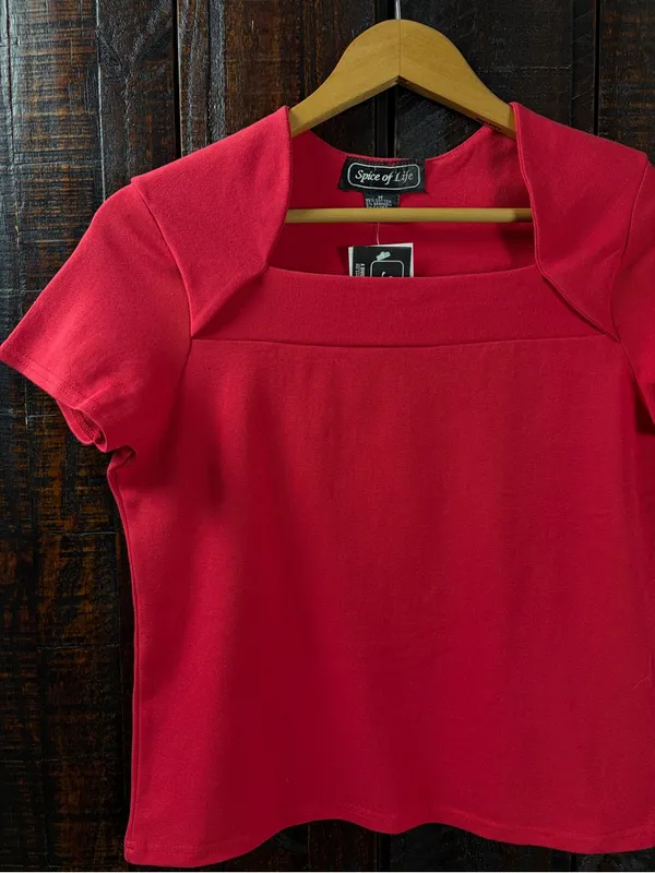 Vintage Red Short - Image 2