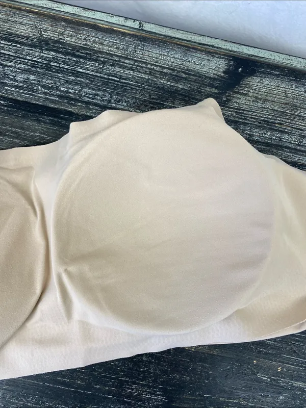 Calvin Klein Nude Seamless Wire Free Bralette Bra L - Image 3