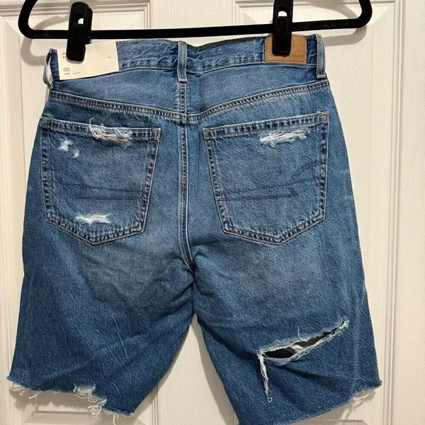American Eagle baggy bermuda shorts low rise size 00 - Image 2