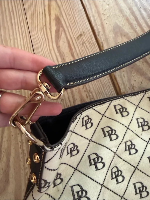 Dooney & Bourke Signature Hobo Bag - Image 5