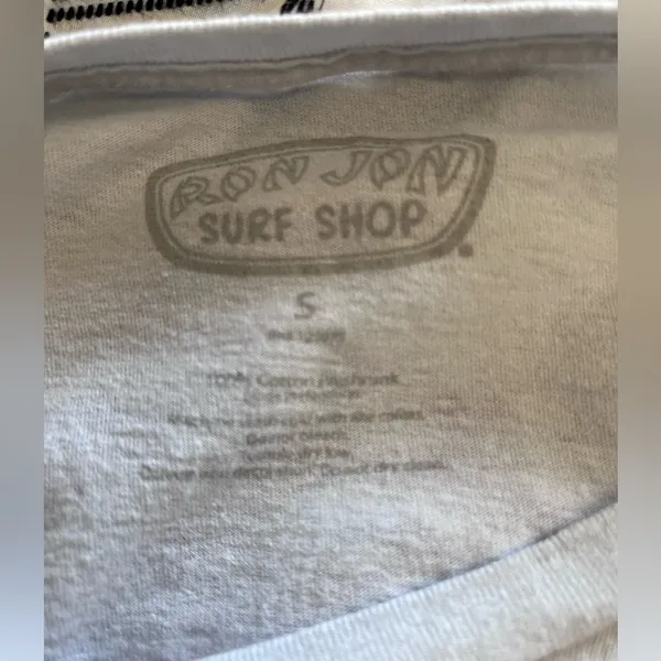 RON JON Surf Shop Long Sleeve T-Shirt. Unisex. Adult Size S. Vibrant. GUC - Image 3