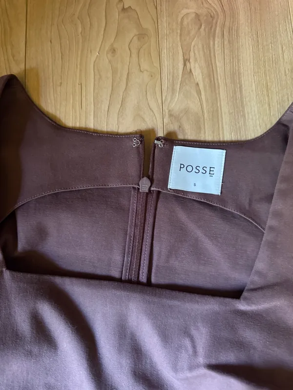 Posse Brown Maxi Dress - Image 2