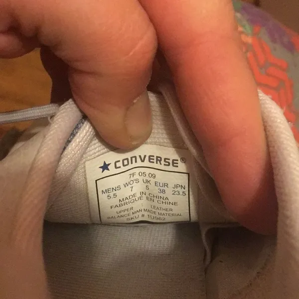 Converse leather low top sneakers - Image 6