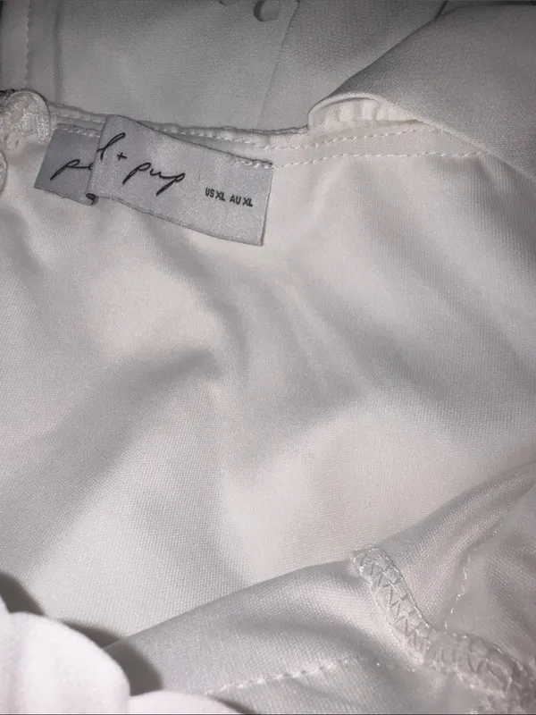 NWOT Petal & Pup Pippa Maxi Off white ivory Dress sz XL - Image 4