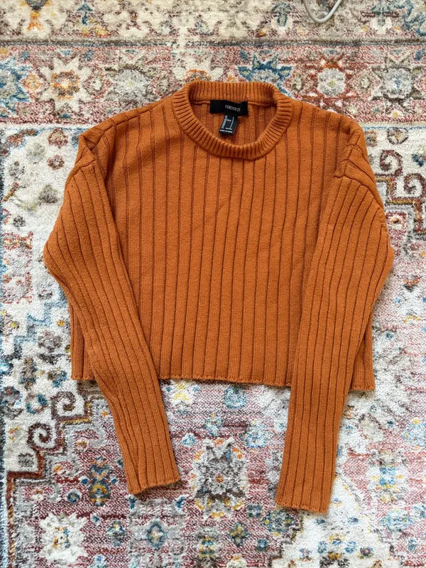 Small Forever 21 Cropped Sweater - Image 3