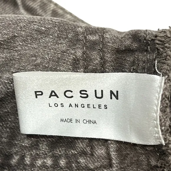 PacSun Brown Low-Rise Denim Micro Mini Skirt Sz 27" Pleated Y2K Grunge Cyber - Image 13