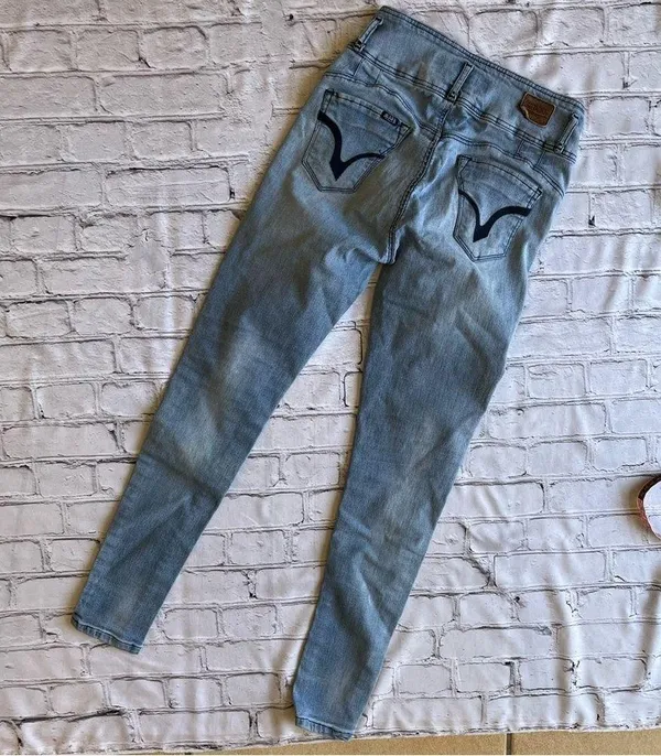 VTG Y2K Von Dutch Jeans Size 26 FLAW - HOLE - Image 11