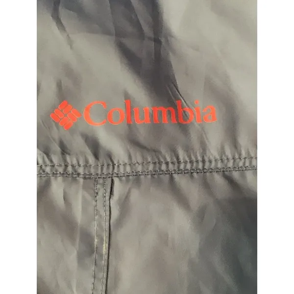 Columbia Womens Flash Forward Hooded Color Block Blue Windbreaker Size Medium - Image 4