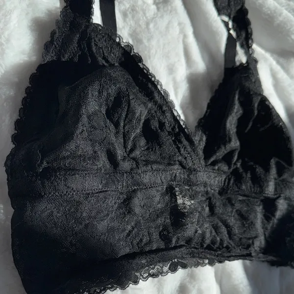 No Boundaries Black Lace Bralette No Padding NWOT Size XL - Image 5