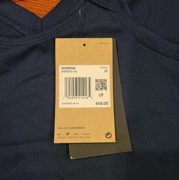 Nike Blue Athletic Tank Top Size 1X - Image 3