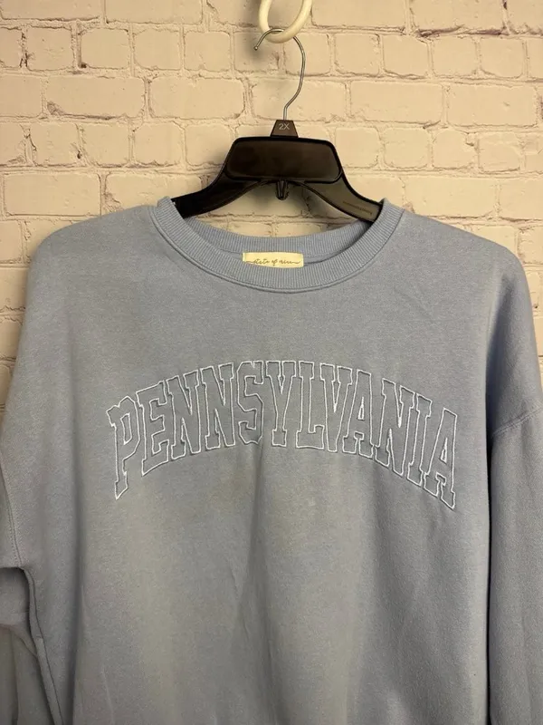 State of mine Pennsylvania hoodie embroidery collegiate preppy medium - Image 3