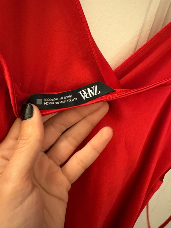 ZARA Red Dress Long - Image 7