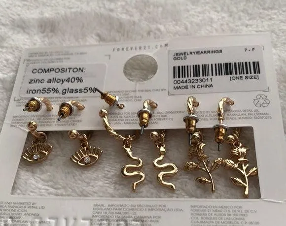 Forever21 earrings, 3 pairs, new - Image 2