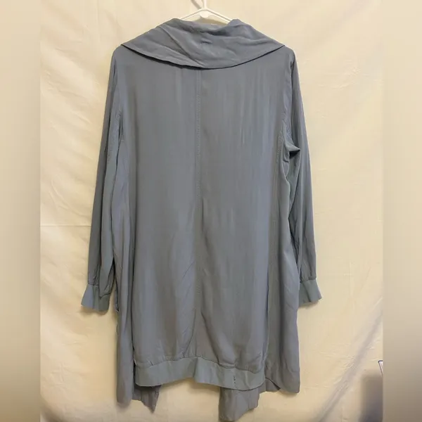 Soft Surroundings Blue‎ Lightweight Zip Jacket Size Medium - Image 5