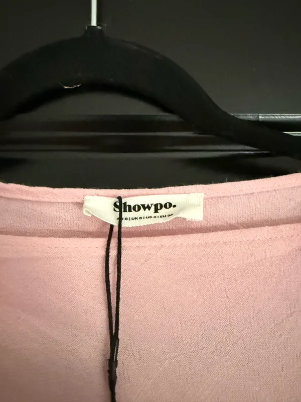 NWT Showpo Soft pink linen dress size 4 - Image 6