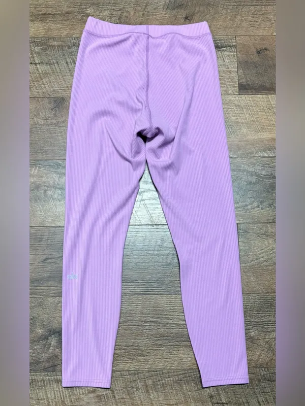 Alo Yoga Ribbed High-Waist Blissful leggings Size Small - Image 3