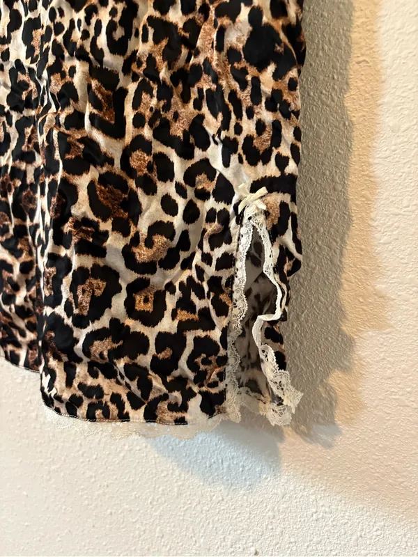 Aerie Women’s Leopard Print Slip Dress - Image 3