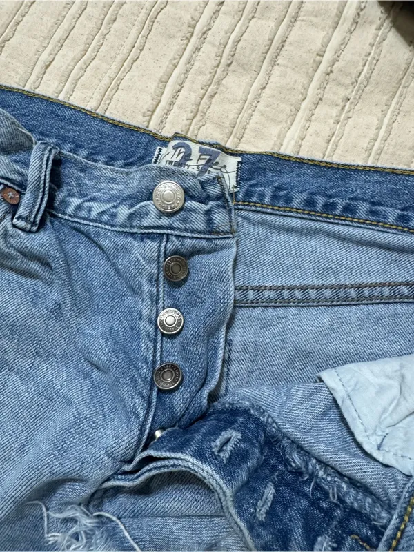 We The Free Denim Shortie Cut Off Jeans - Image 3