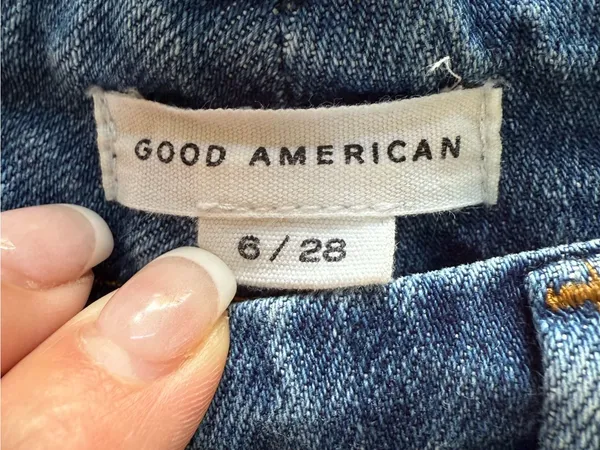 Good American Women's Good Curve Straight Jeans indigo 338 size 6 - Image 5